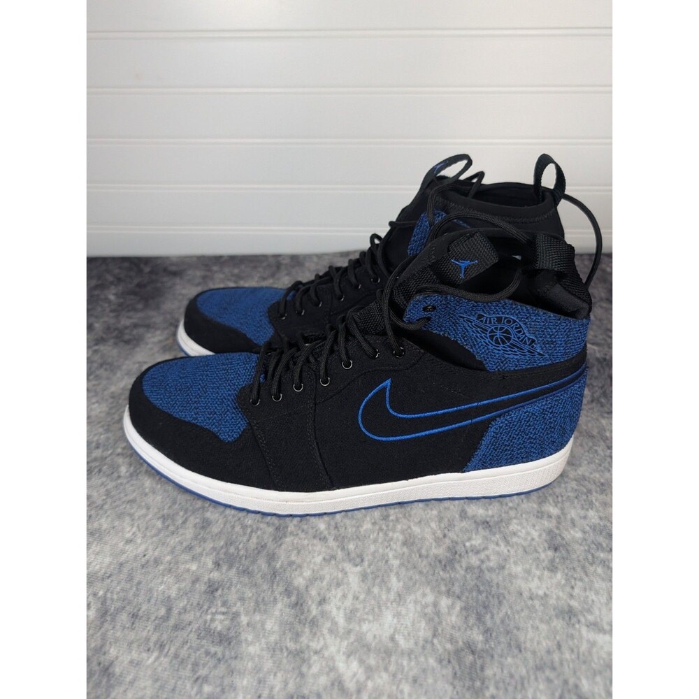 Nike Air Jordan 1 Retro Ultra High Black Blue Size 11.5 844700-007 - Picture 4 of 7